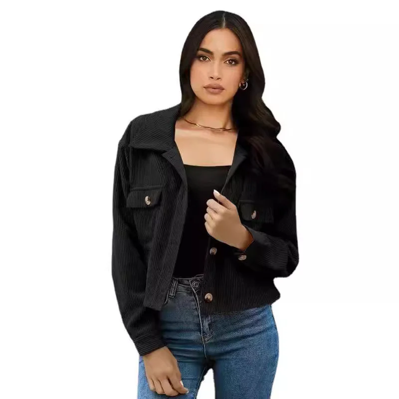 New Top Corduroy Cardigan Jacket For Women