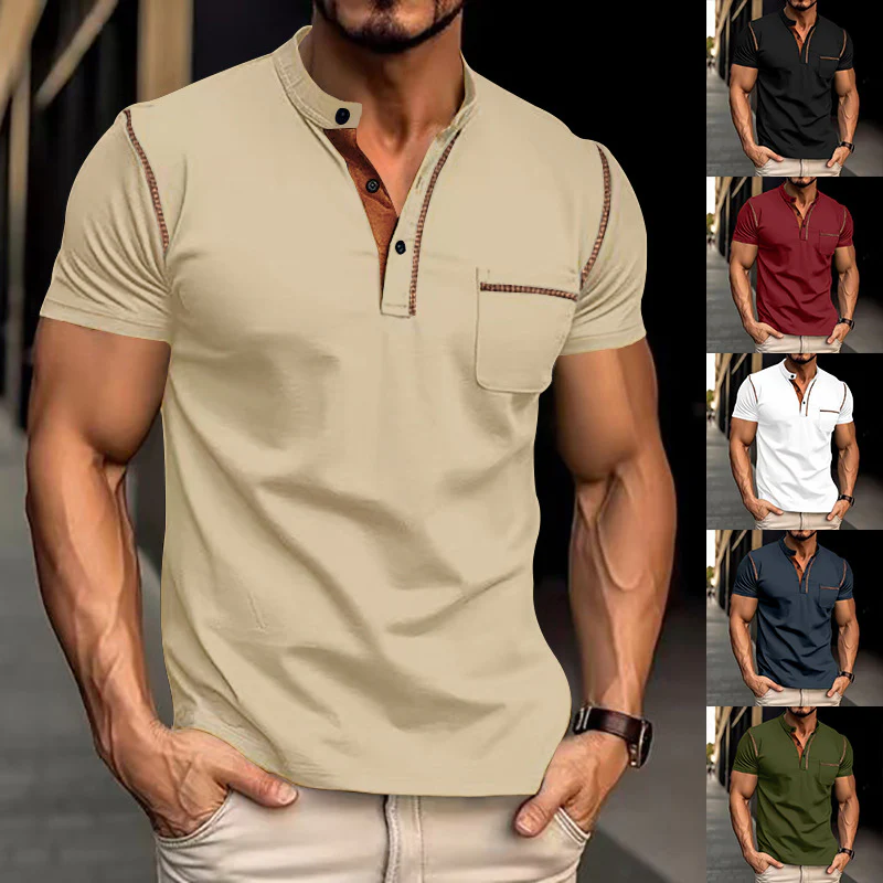 New men's Polo shirt and short-sleeved T-shirt